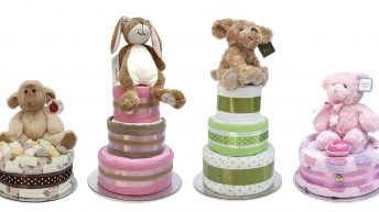 Photography of nappy cakes for Make Believe Cakes